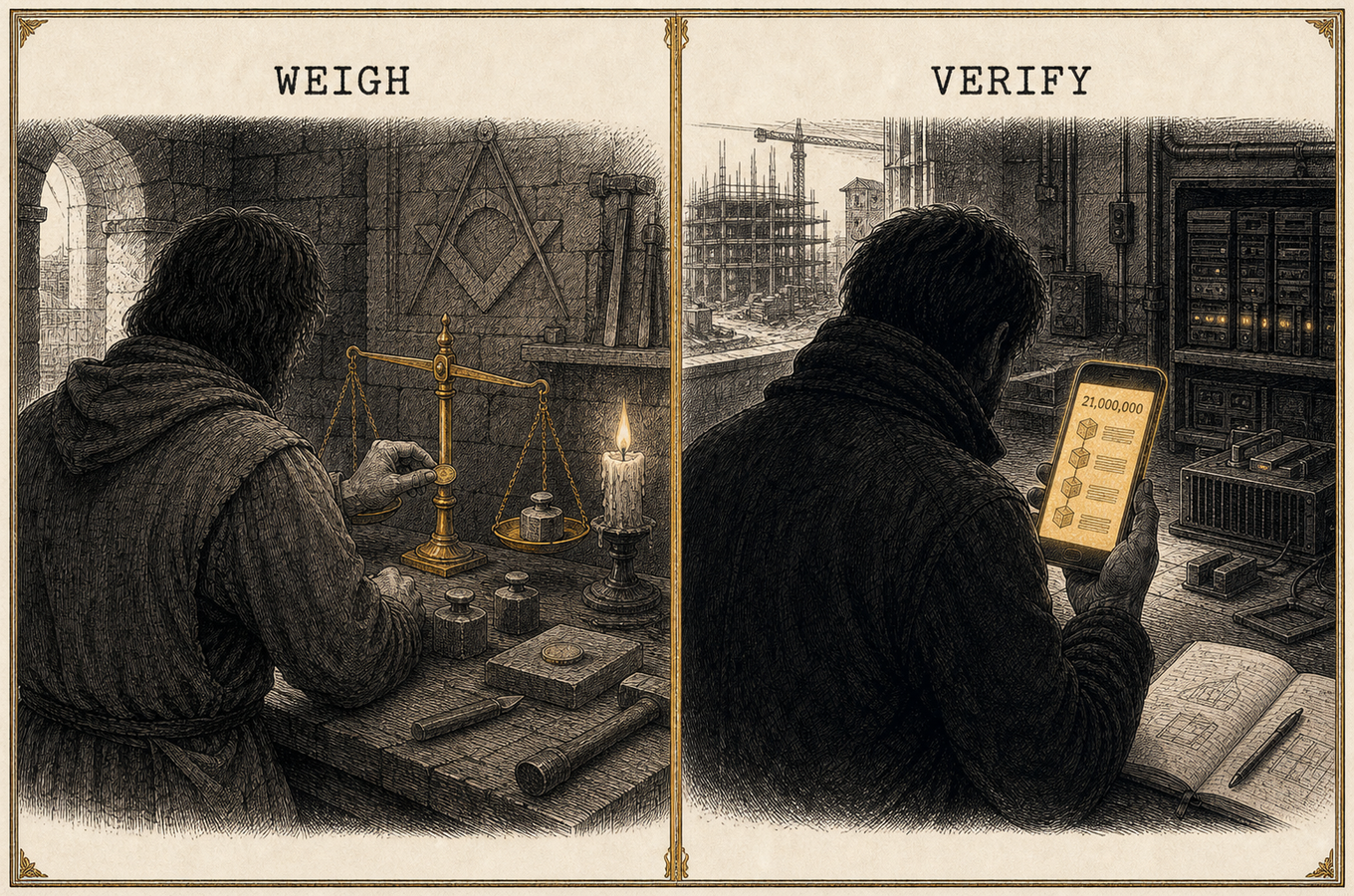 Verify, don't trust — then and now.
