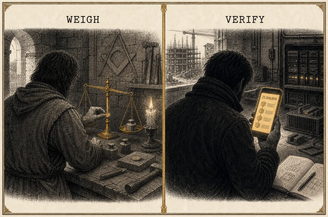 Verify, don't trust — then and now.